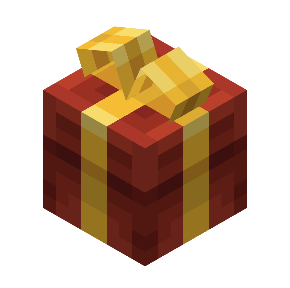 подарок, present — предмет ресурспака minecraft специально для сервера foxward
