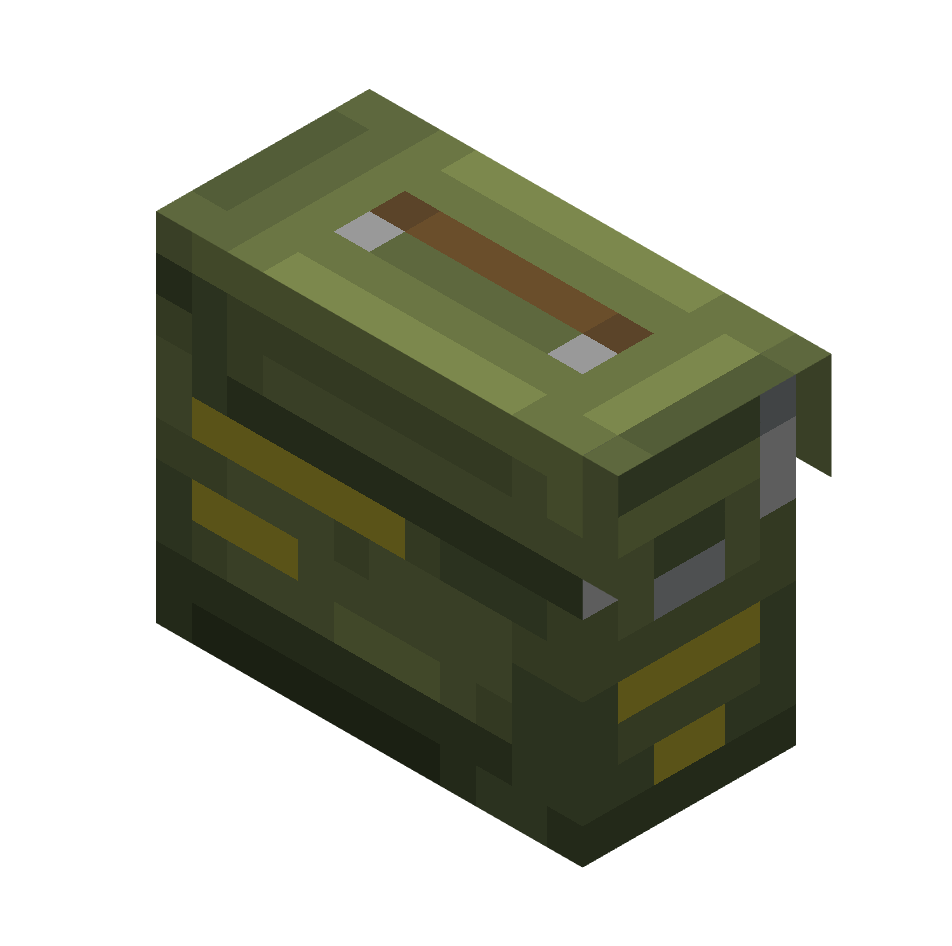 маленькая коробка с боеприпасами, small ammo box — предмет ресурспака minecraft специально для сервера foxward