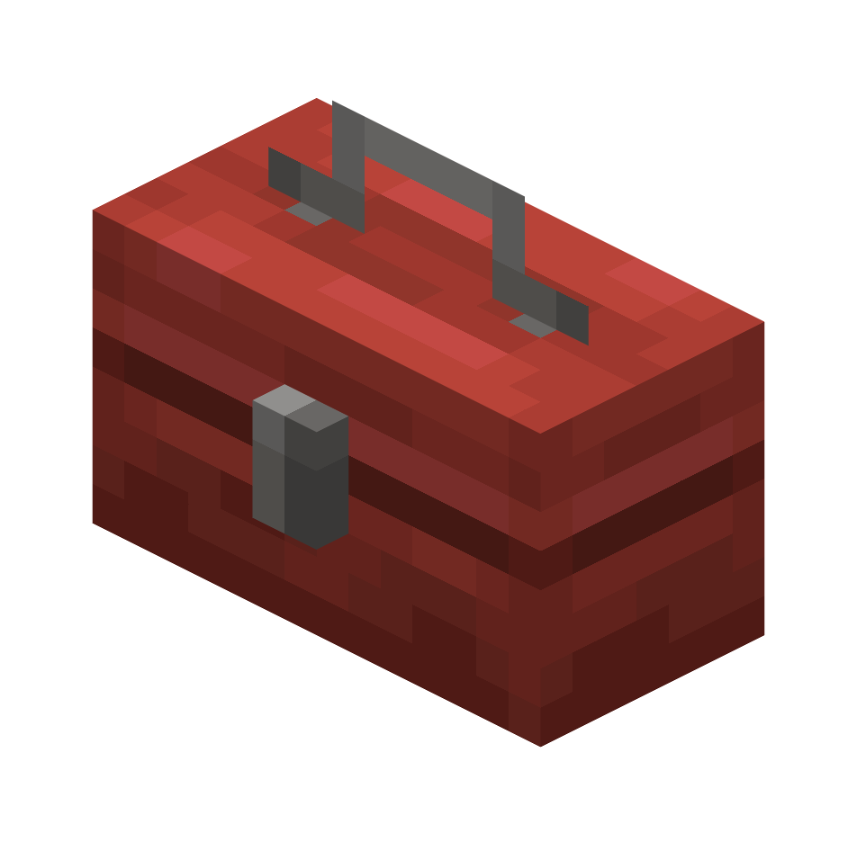 ящик для инструментов, toolbox — предмет ресурспака minecraft специально для сервера foxward