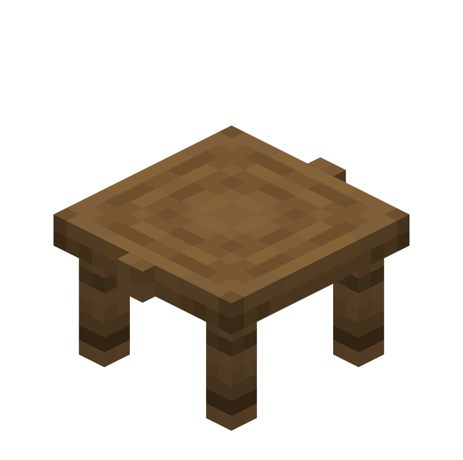 еловая древесина, stool — предмет ресурспака minecraft специально для сервера foxward