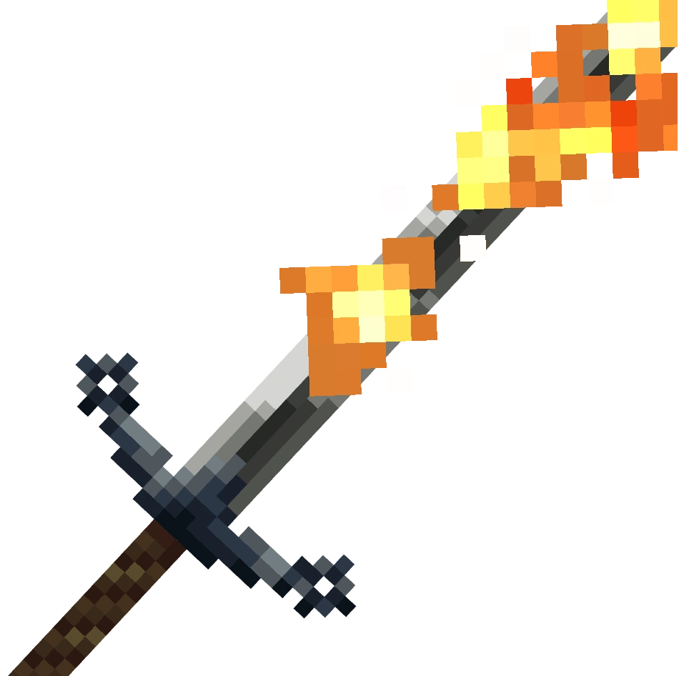 серный клеймор, brimstone claymore — предмет ресурспака minecraft специально для сервера foxward