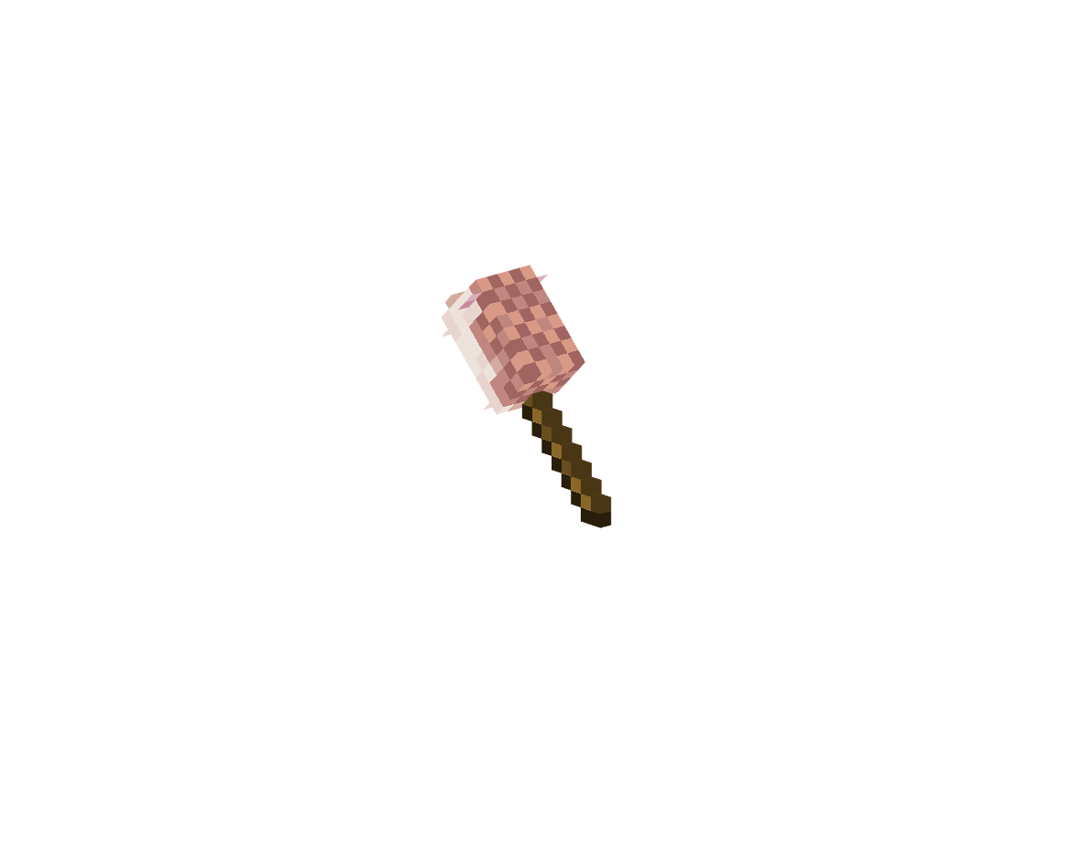 ежепалка — предмет ресурспака minecraft специально для сервера foxward