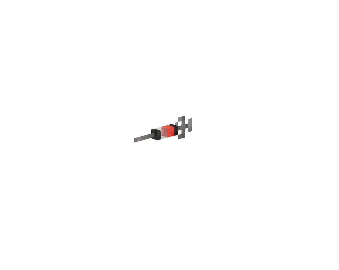uber syringe2 — предмет ресурспака minecraft специально для сервера foxward