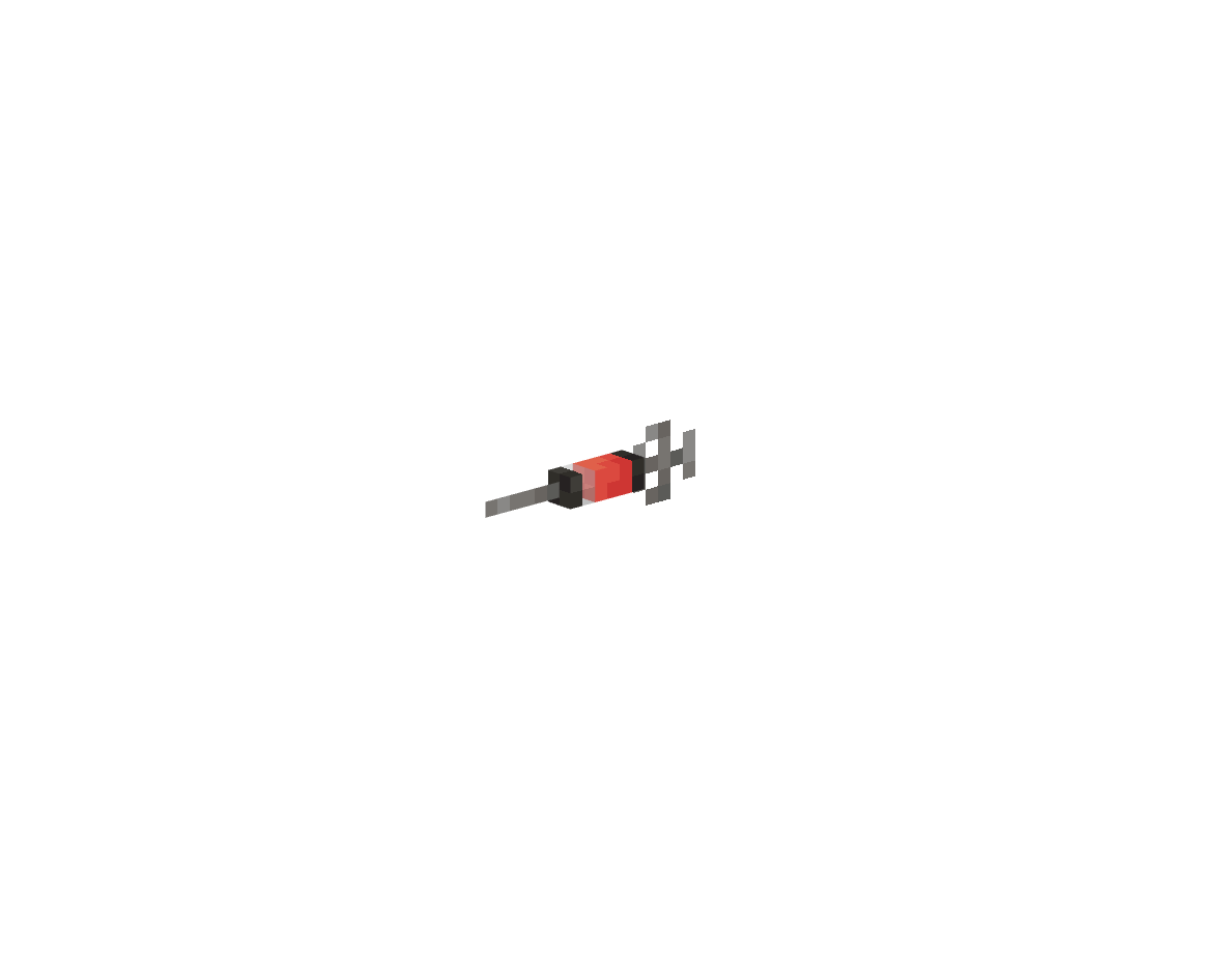 uber syringe3 — предмет ресурспака minecraft специально для сервера foxward