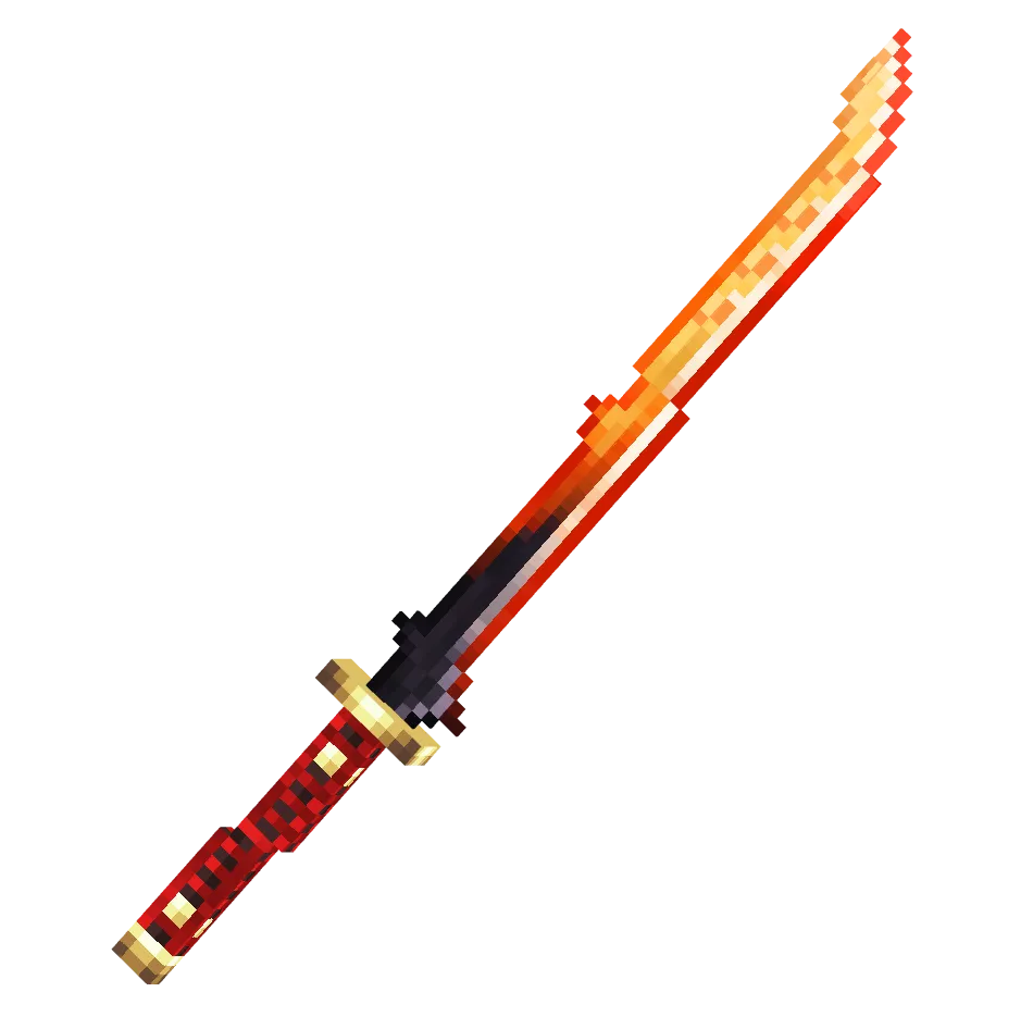 раскаленный клинок, moltenblade — предмет ресурспака minecraft специально для сервера foxward