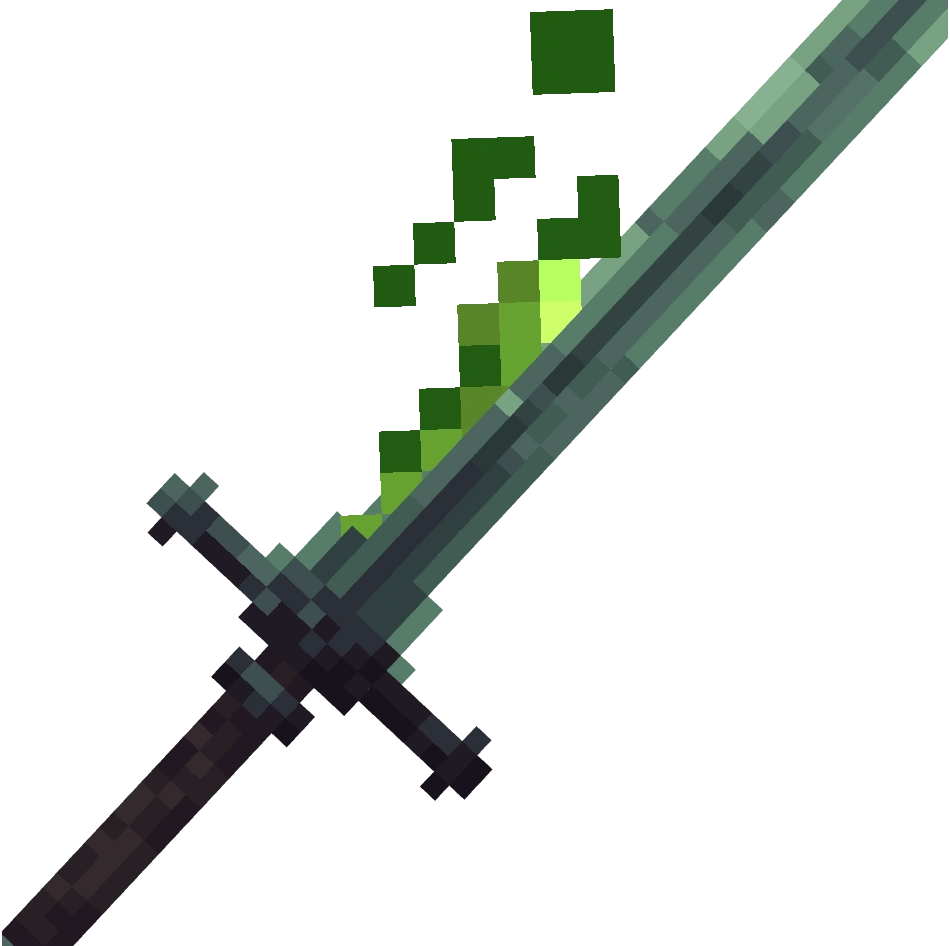 Ядовитый Клинок, toxic blade — предмет ресурспака minecraft специально для сервера foxward