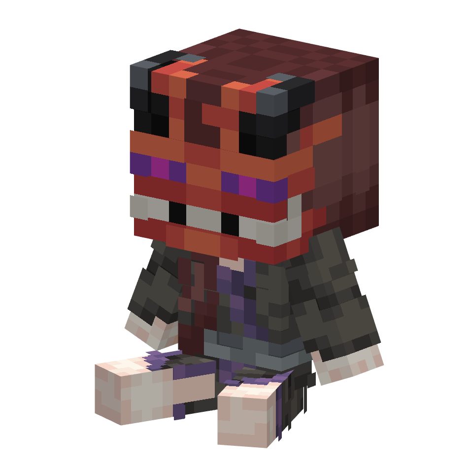 алеви они, anya oni — предмет ресурспака minecraft специально для сервера foxward