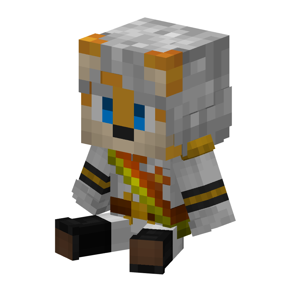 майлз плюшевый парадный, miles plush parad — предмет ресурспака minecraft специально для сервера foxward