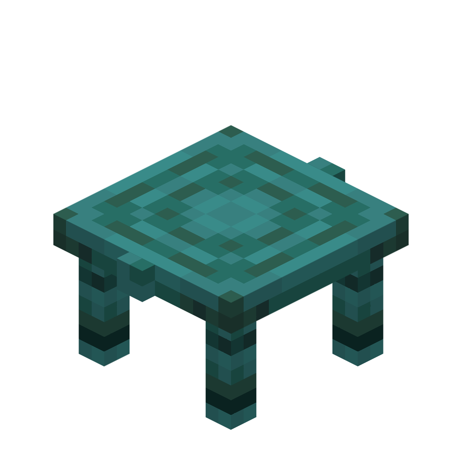 искажённая древесина, stool — предмет ресурспака minecraft специально для сервера foxward